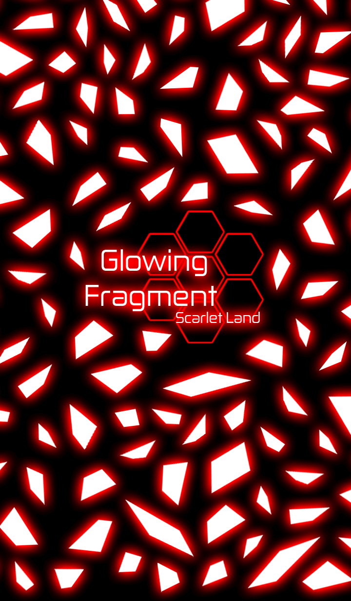 Glowing Fragment Scarlet Land LINE Theme store screenshot by Yusatsu Nao