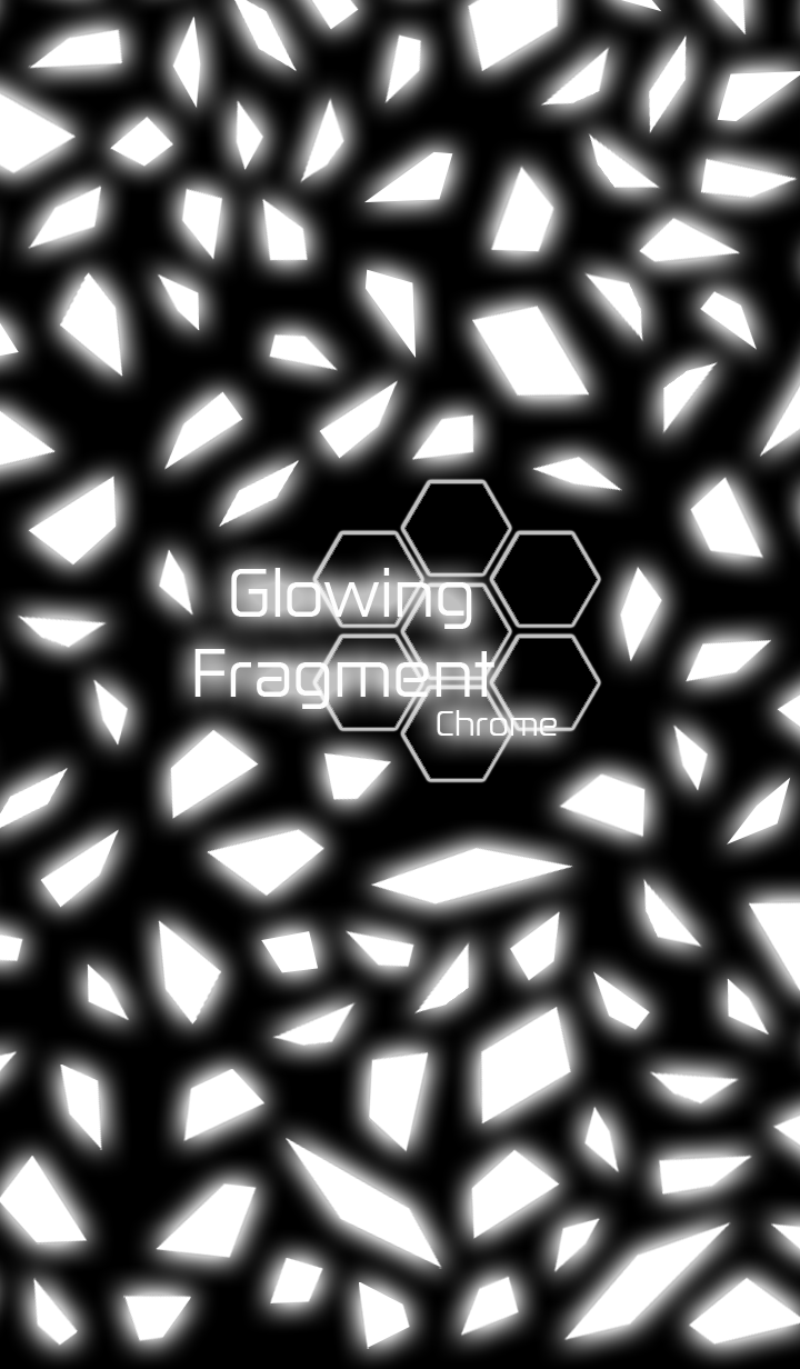 Glowing Fragment Chrome LINE Theme store screenshot by Yusatsu Nao